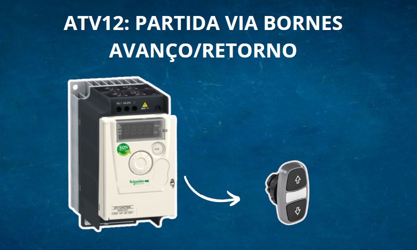 Inversor de Frequência ATV12: Partida com Reversão
